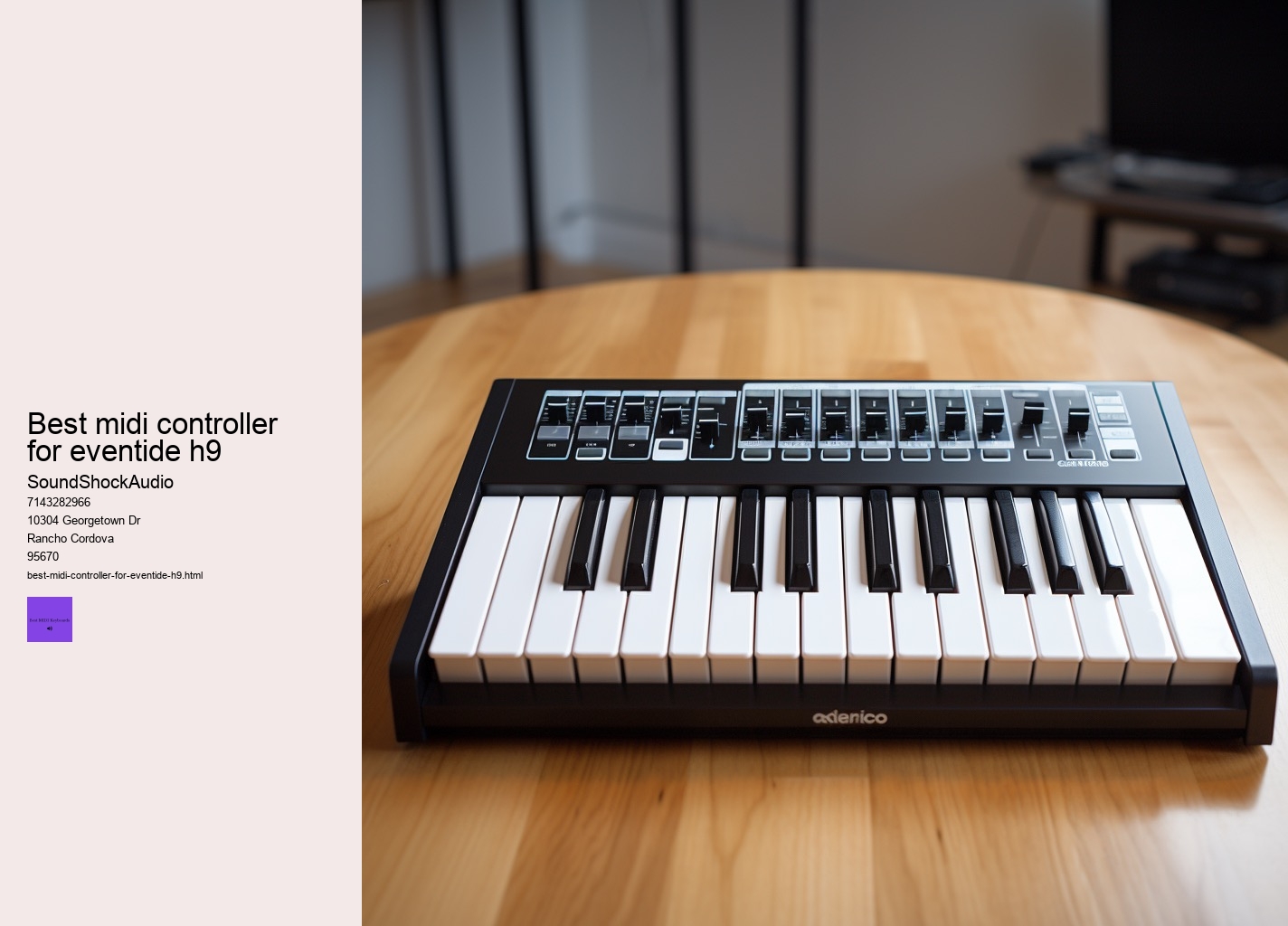 best midi controller for eventide h9