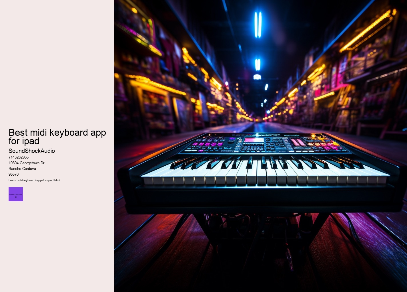 best midi keyboard app for ipad