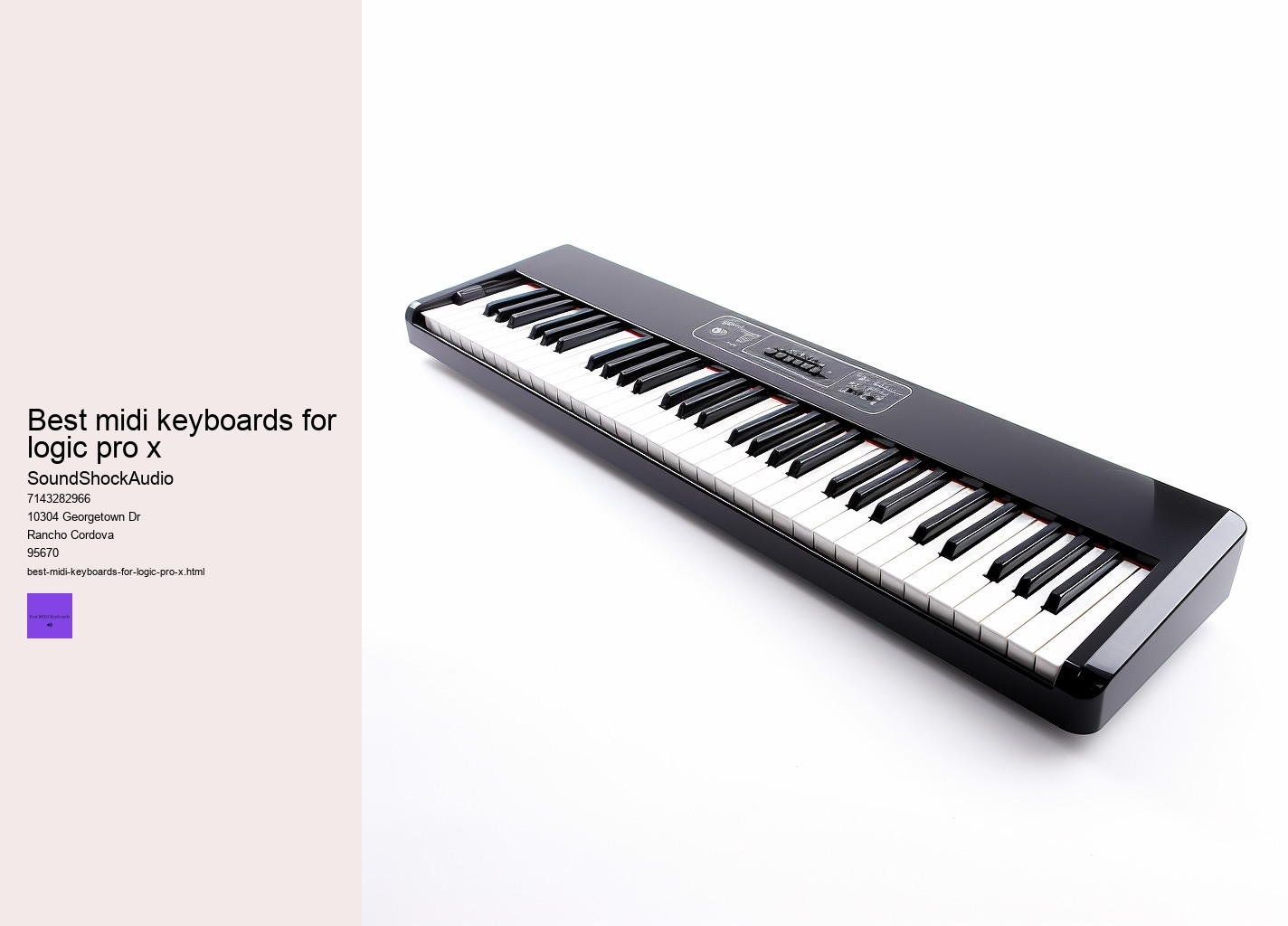 best midi keyboards for logic pro x