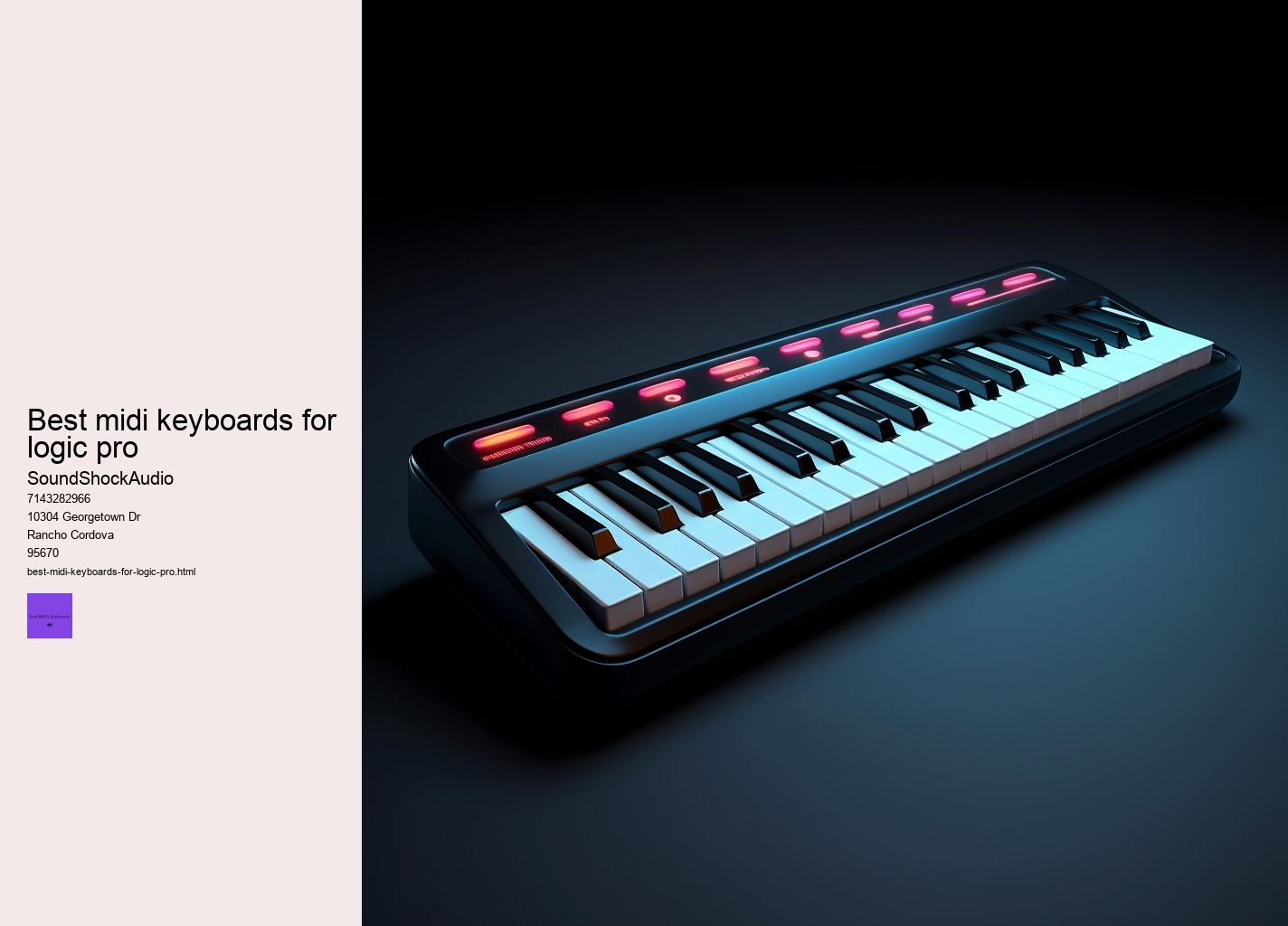 best midi keyboards for logic pro